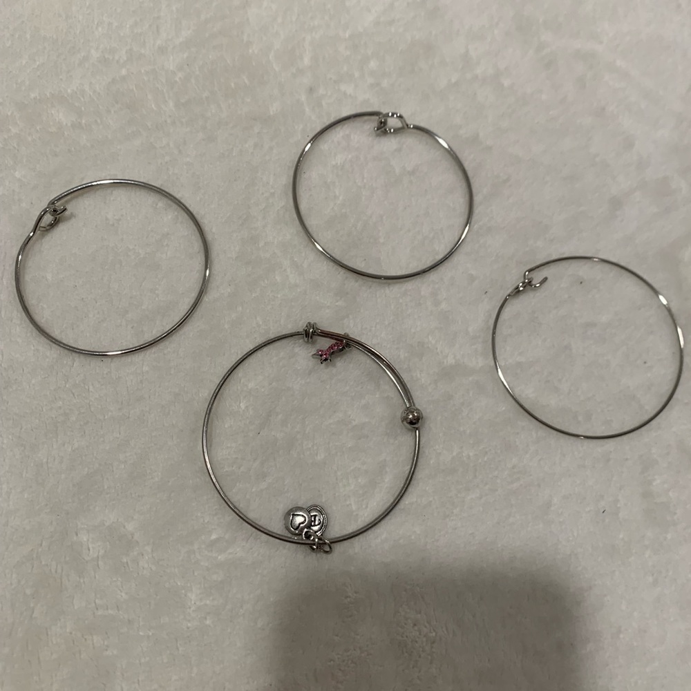 Silver bracelets